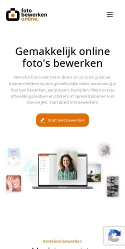 Anteprima del sito Foto bewerken online, media di Paesi Bassi per articoli sponsorizzati