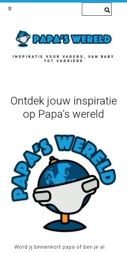 Anteprima del sito Papa's Wereld, media di Paesi Bassi per articoli sponsorizzati
