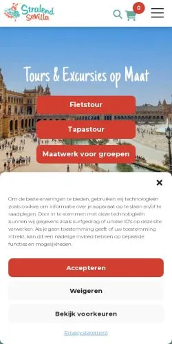 Anteprima del sito Stralend Sevilla, media di Paesi Bassi per articoli sponsorizzati