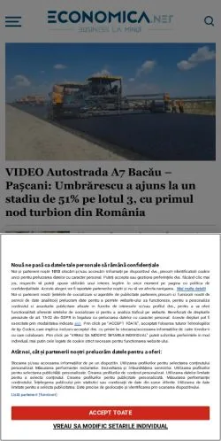 Podgląd witryny Economica, medium z kraju Rumunia do artykułów sponsorowanych
