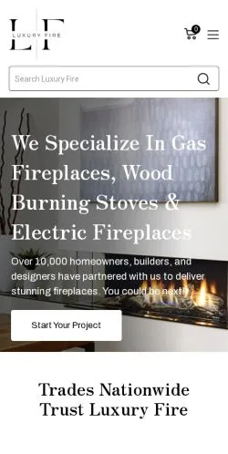 Preview of the Luxury Fire website, a media outlet in United States for sponsored articles