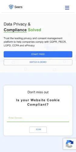 Aperçu du site Seers Privacy, média de États-Unis pour articles sponsorisés