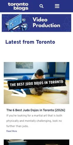 Podgląd witryny TorontoBlogs, medium z kraju Kanada do artykułów sponsorowanych