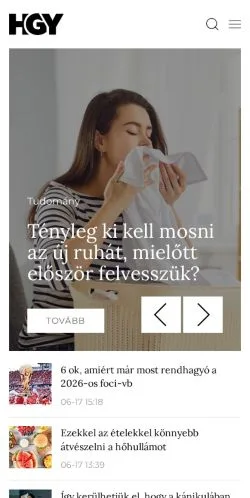 Podgląd witryny Hamu és Gyémánt, medium z kraju Węgry do artykułów sponsorowanych