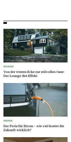 Anteprima del sito alleshaus.ch, media di Svizzera per articoli sponsorizzati