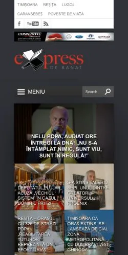 Anteprima del sito Express de Banat, media di Romania per articoli sponsorizzati
