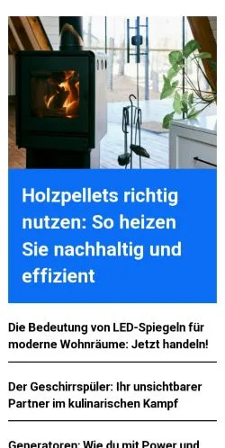 Anteprima del sito innenraumgenial.de, media di Germania per articoli sponsorizzati