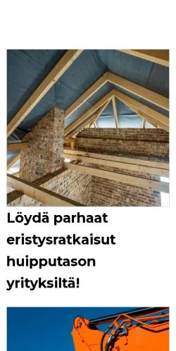 Podgląd witryny rakennuskeskustelu.fi, medium z kraju Finlandia do artykułów sponsorowanych