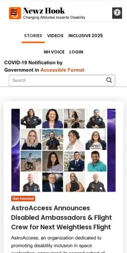Sponsorlu makaleler için Amerika Birleşik Devletleri medyası Newzhook sitesinin önizlemesi