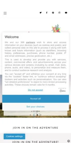 Pré-visualização do site Wrapped Up N U, meio de Estados Unidos para artigos patrocinados