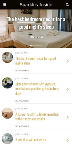 Aperçu du site Sparkles Inside, média de Pays-Bas pour articles sponsorisés