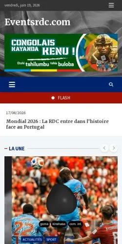 Vorschau der Website Eventsrdc.com -, Medium aus Frankreich für gesponserte Artikel
