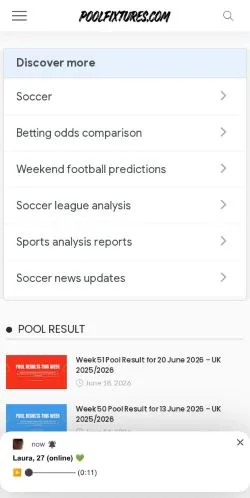 Forhåndsvisning af Pool Fixtures Results, medie fra USA til sponsorerede artikler