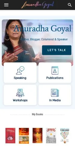 Podgląd witryny Anuradha Goyal, medium z kraju Stany Zjednoczone do artykułów sponsorowanych