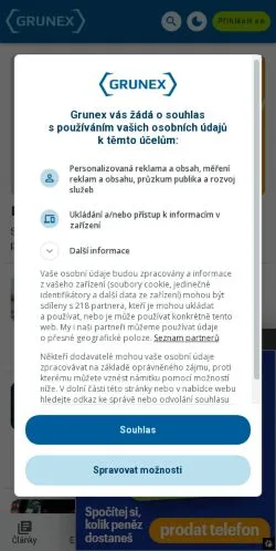 Forhåndsvisning af Grunex, medie fra Tjekkiet til sponsorerede artikler