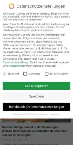 스폰서 기사용 독일 매체 Tankstelle in der Nähe 사이트 미리보기