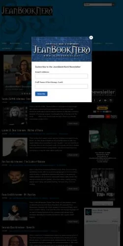 Sponsorlu makaleler için Amerika Birleşik Devletleri medyası JeanBookNerd sitesinin önizlemesi