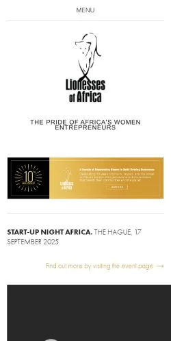 Anteprima del sito Lionesses of Africa, media di Stati Uniti per articoli sponsorizzati