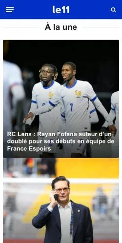 Anteprima del sito Le 11 HDF, media di Francia per articoli sponsorizzati