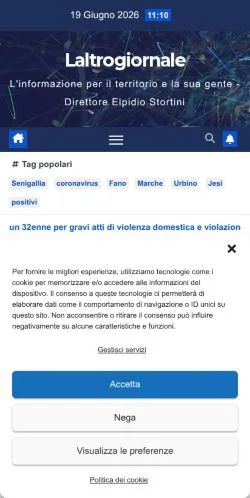 Anteprima del sito Laltrogiornale, media di Italia per articoli sponsorizzati