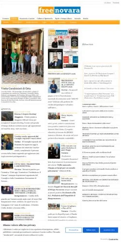 Anteprima del sito FreeNovara, media di Italia per articoli sponsorizzati