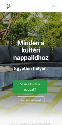 Podgląd witryny Út A Kerthez, medium z kraju Węgry do artykułów sponsorowanych