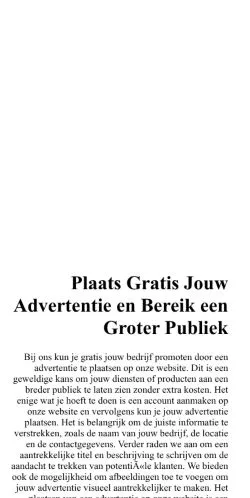 Anteprima del sito Nederland In Bedrijf, media di Paesi Bassi per articoli sponsorizzati
