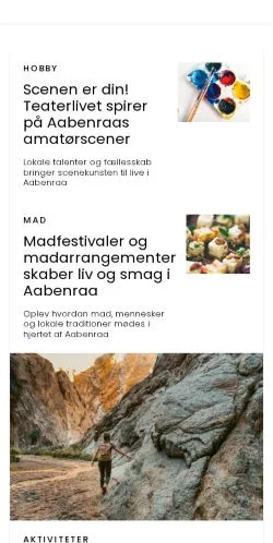 Anteprima del sito aabenraa24.dk, media di Danimarca per articoli sponsorizzati