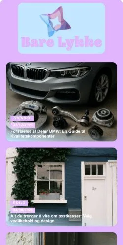 Podgląd witryny Bare Lykke, medium z kraju Norwegia do artykułów sponsorowanych