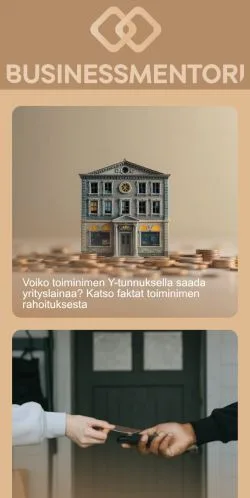 Anteprima del sito Businessmentori, media di Finlandia per articoli sponsorizzati