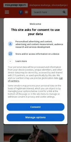 Anteprima del sito Dubrovnik INsider, media di Croazia per articoli sponsorizzati