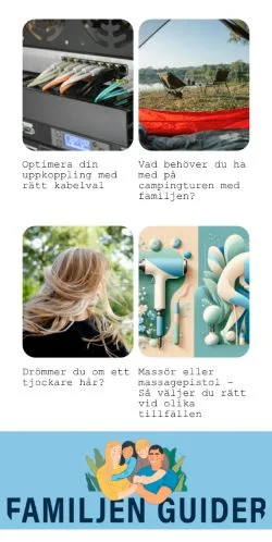 Anteprima del sito Familjen Guider, media di Svezia per articoli sponsorizzati