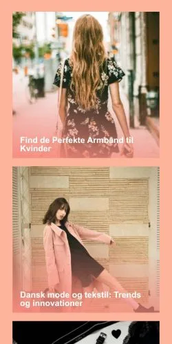 Anteprima del sito Fashions, media di Danimarca per articoli sponsorizzati