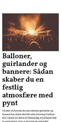 Anteprima del sito festfirma.dk, media di Danimarca per articoli sponsorizzati