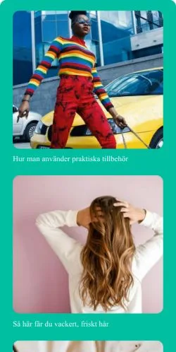 스폰서 기사용 스웨덴 매체 Fitness Kanalen 사이트 미리보기