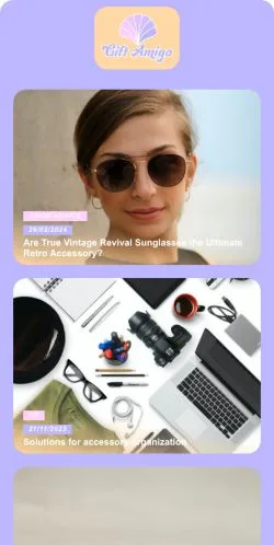 Preview of the Gift Amigo website, a media outlet in United States for sponsored articles