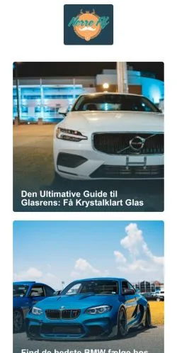 Forhåndsvisning av nettstedet Herre Fif, medium fra Danmark for sponsede artikler