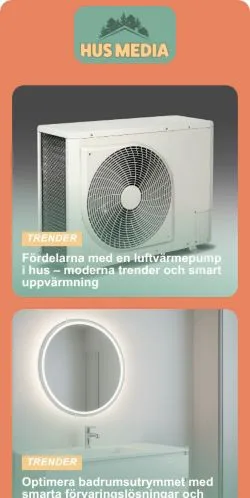 스폰서 기사용 스웨덴 매체 Hus Media 사이트 미리보기