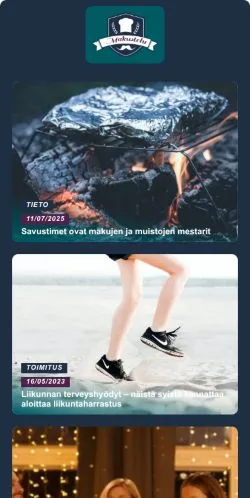 Podgląd witryny Makustelu, medium z kraju Finlandia do artykułów sponsorowanych