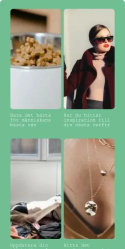 Preview of the Mode Fif website, a media outlet in Sweden for sponsored articles