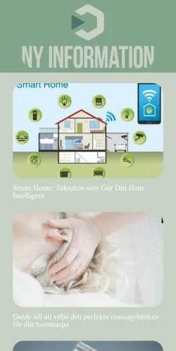 Voorbeeld van de site Ny Information, medium uit Zweden voor gesponsorde artikelen