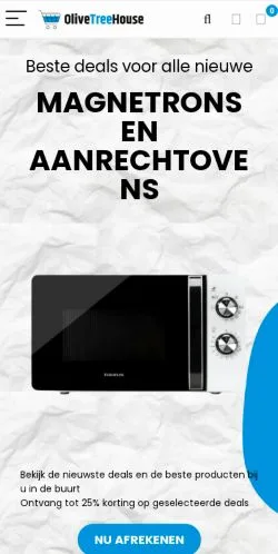 Anteprima del sito Olivetreehouse, media di Paesi Bassi per articoli sponsorizzati