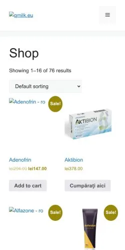Anteprima del sito Qmilk, media di Stati Uniti per articoli sponsorizzati