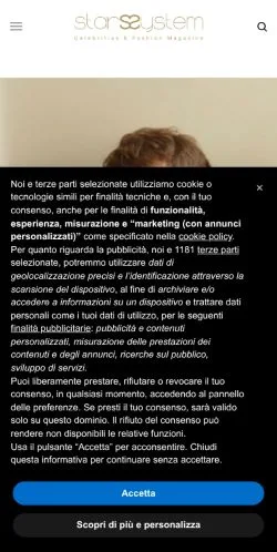 Vorschau der Website StarsSystem, Medium aus Italien für gesponserte Artikel
