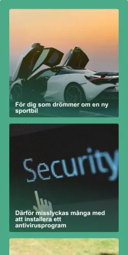 Vorschau der Website Tech Direct, Medium aus Schweden für gesponserte Artikel