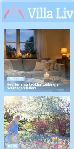 Anteprima del sito Villa Liv, media di Norvegia per articoli sponsorizzati