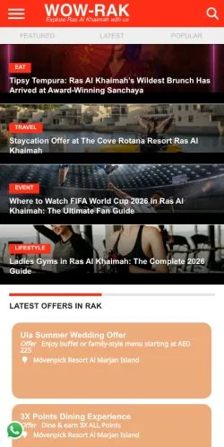 スポンサード記事向けのアメリカ合衆国メディア、WOW RAKのサイトプレビュー