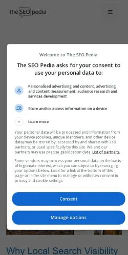 Preview of the The SEO Pedia website, a media outlet in United Kingdom for sponsored articles