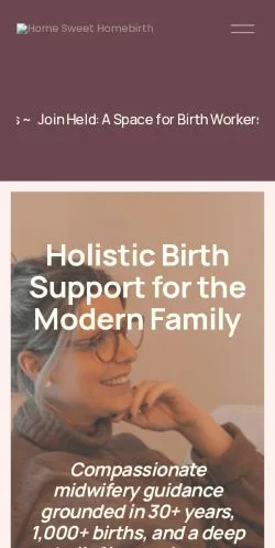 Anteprima del sito Home Sweet Homebirth, media di Stati Uniti per articoli sponsorizzati