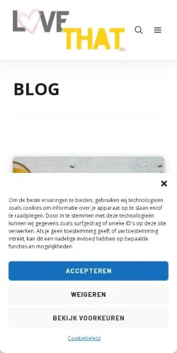 Anteprima del sito LoveThat, media di Paesi Bassi per articoli sponsorizzati